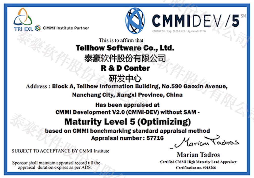 国际软件能力成熟度集成模型CMMI V2.0  5级